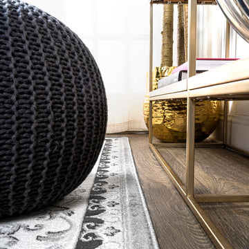 Acanthus French Border Area Rug